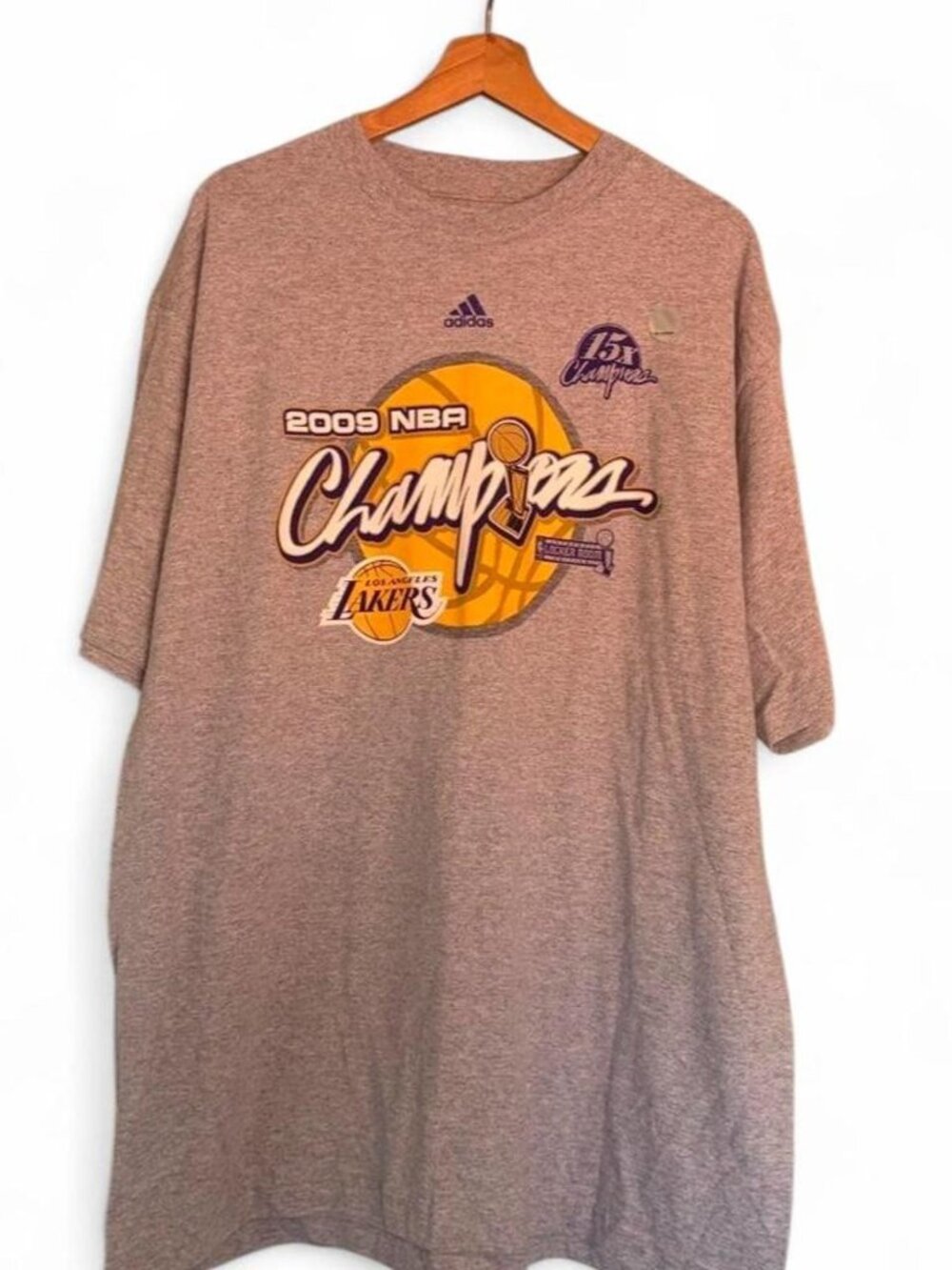 Adidas Men's Grey T-shirt